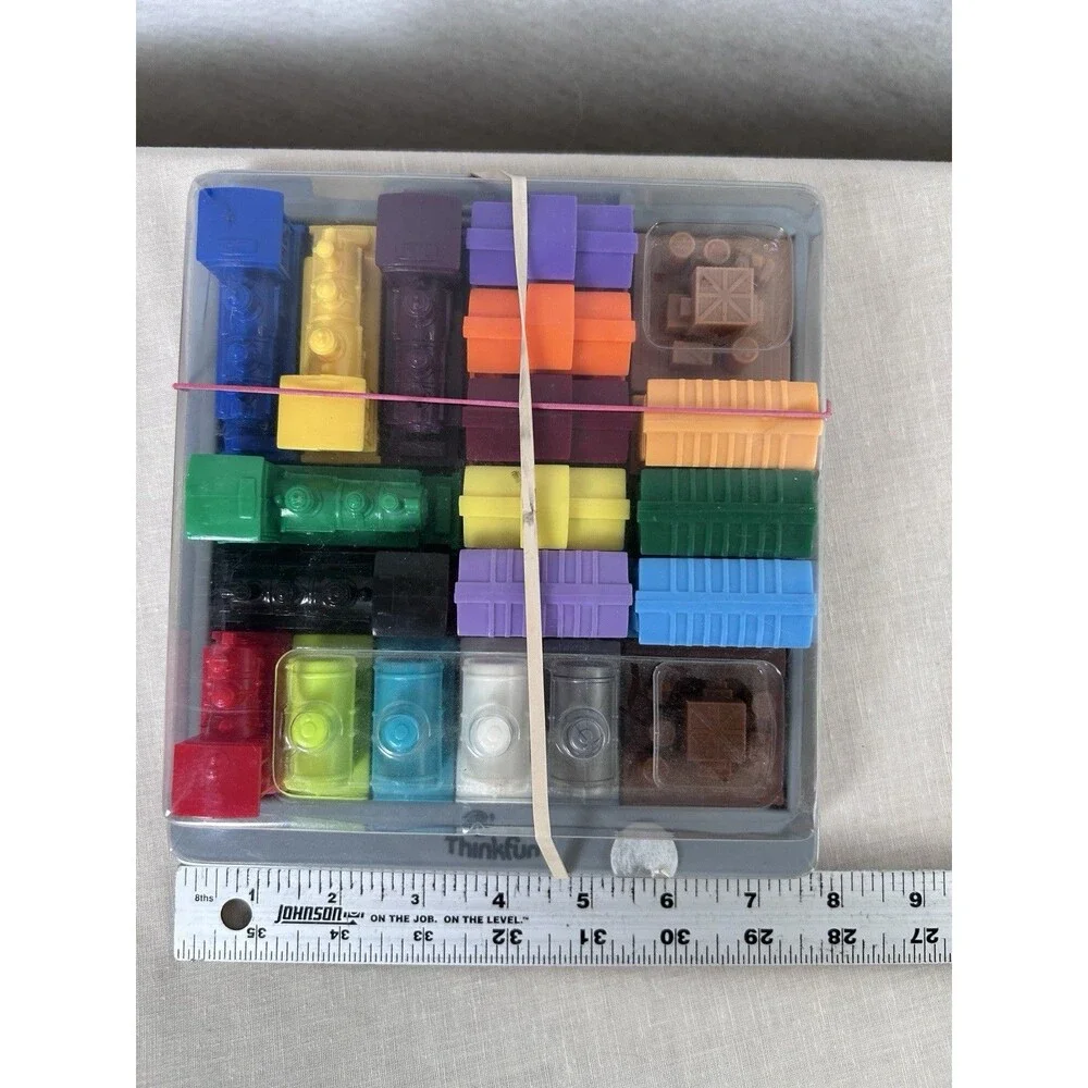 RAILROAD RUSH HOUR Train Escape Game complete Brain Teaser Puzzle Think Fun